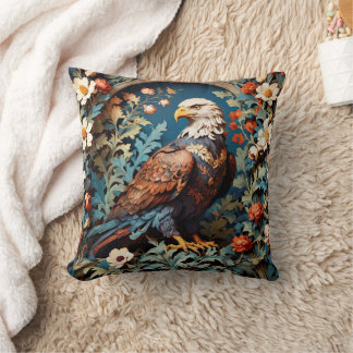 William Morris Eagle Throw Pillow