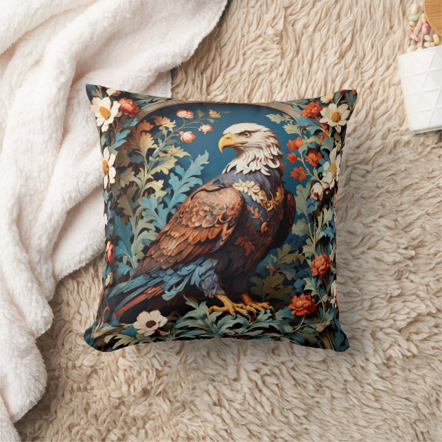 William Morris  Eagle Throw Pillow (Blanket)