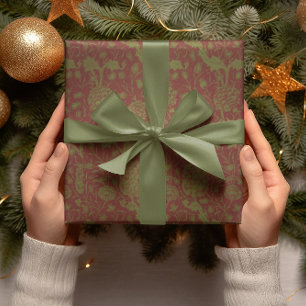 William Morris Elegant Holiday Wrapping Paper