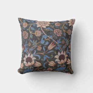 William Morris Evenlode Pattern: Vintage Moody Cushion