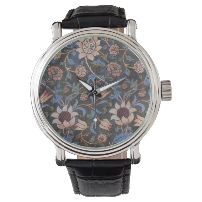 William Morris Evenlode Pattern: Vintage Moody Watch (Front)