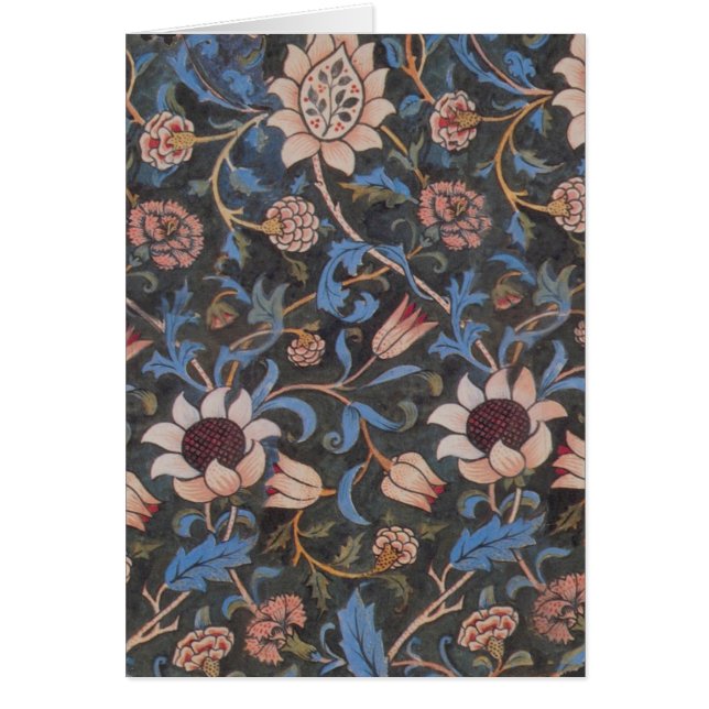 William Morris Evenlode Textile Floral Art (Front)