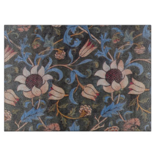 William Morris Evenlode Textile Floral Art Cutting Board