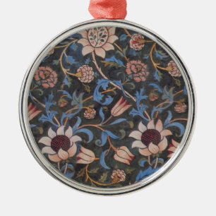 William Morris Evenlode Textile Floral Art Metal Ornament