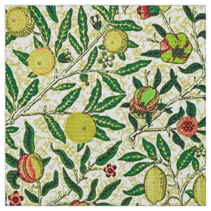 William Morris Exotic Fruit, Lemon Yellow Fabric