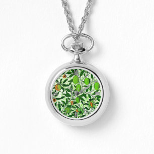 William Morris Exotic Fruit, Lime Green Watch