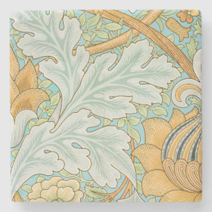 William Morris Fabric Pattern Stone Coaster
