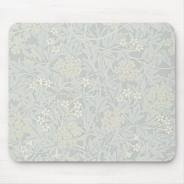 William Morris Faded Jasmine Mouse Pad (Front)