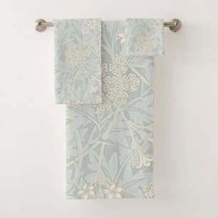 William Morris Faded Jasmine Towels