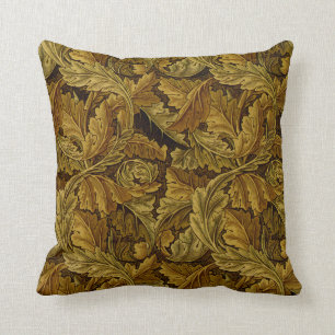 William Morris Fine Floral Wallpaper Pattern Cushion