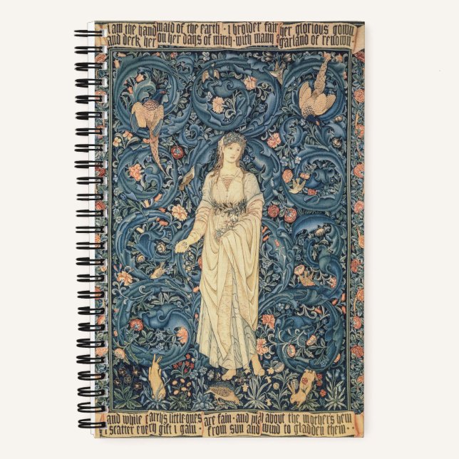 William Morris - Flora Notebook (Front)