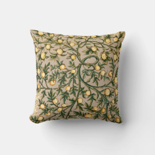 William Morris Floral Fruit Garden Flower Classic Cushion