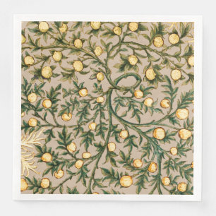 William Morris Floral Fruit Garden Flower Classic Napkin