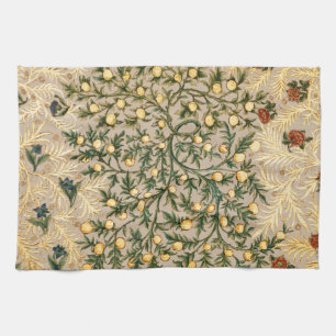 William Morris Floral Fruit Garden Flower Classic Tea Towel