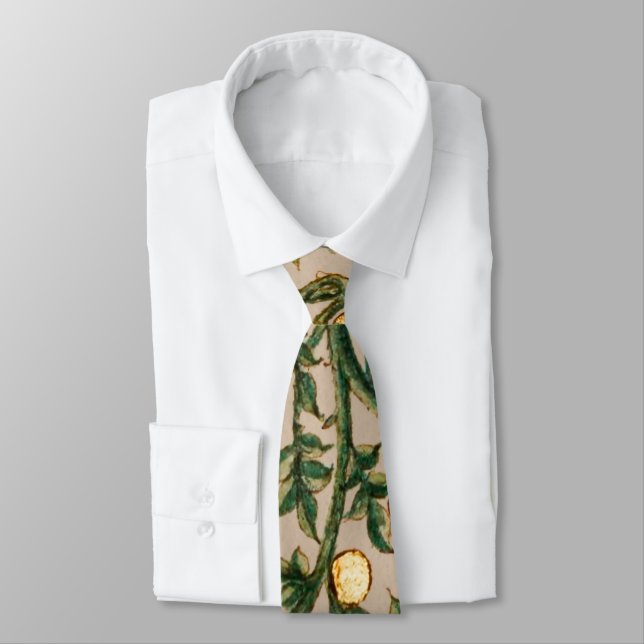 William Morris Floral Fruit Garden Flower Classic Tie (Tied)