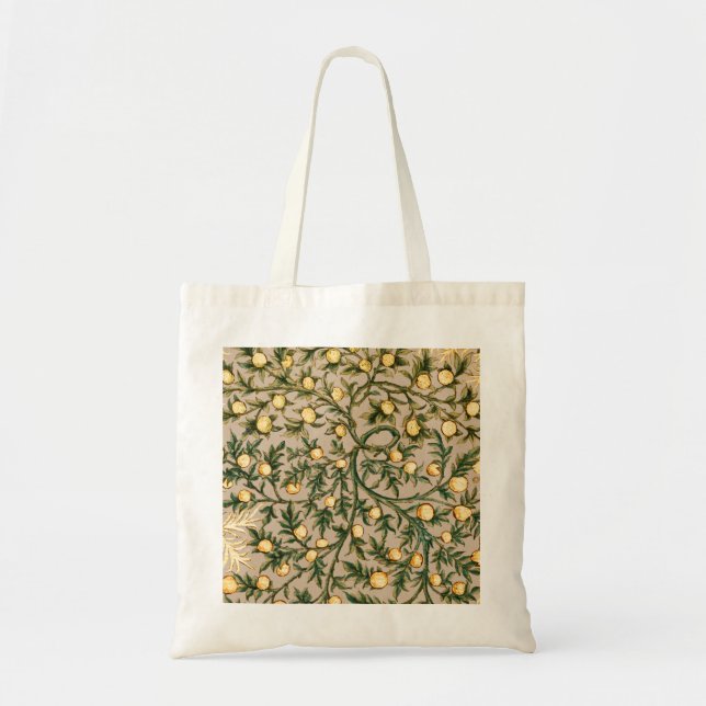 William Morris Floral Fruit Garden Flower Classic Tote Bag (Front)