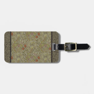 William Morris Floral lily willow art print design Luggage Tag