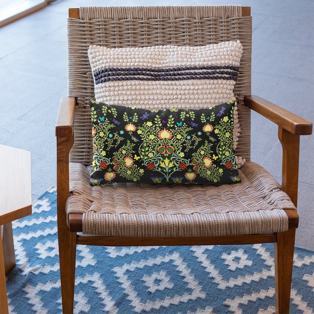 William Morris Floral Lumbar Cushion (Creator Uploaded)