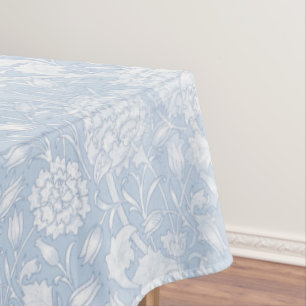 William Morris Floral Pattern in Blue Tablecloth