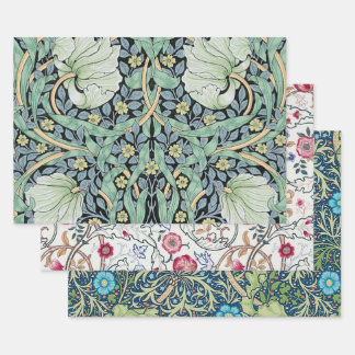 William Morris, Floral Pattern Wrapping Paper Sheet