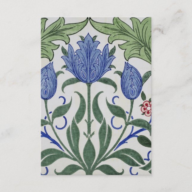 William Morris - Floral Wallpaper Design Enclosure Card (Front)