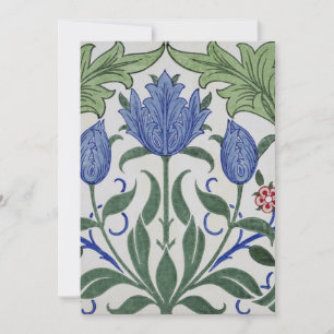William Morris - Floral Wallpaper Design Holiday Card