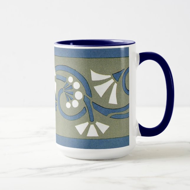 William Morris Flower Bar - Mug (Right)