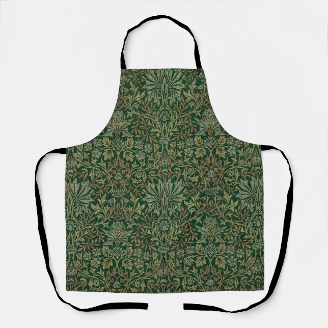 William Morris Flower Garden-Greens Apron (Front)