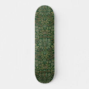 William Morris Flower Garden-Greens Skateboard