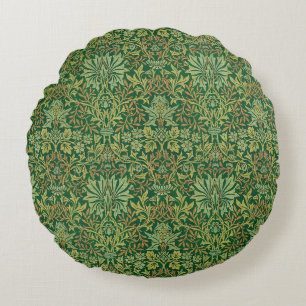 William Morris "Flower Garden" Round Cushion
