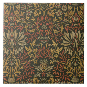 William Morris Flower Garden Tapestry Ceramic Tile