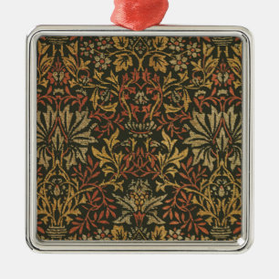 William Morris Flower Garden Tapestry Metal Ornament