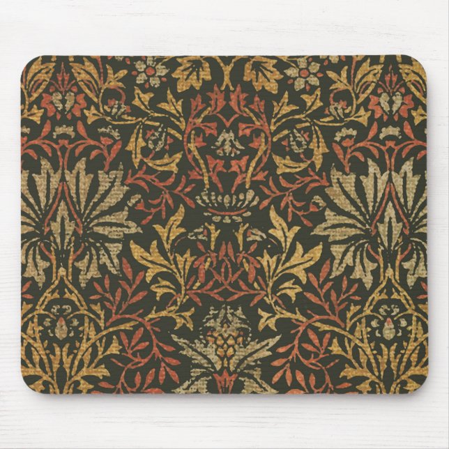 William Morris Flower Garden Tapestry Mouse Pad (Front)