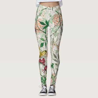 William Morris FLOWERS AND BUTTERFLIES Leggings