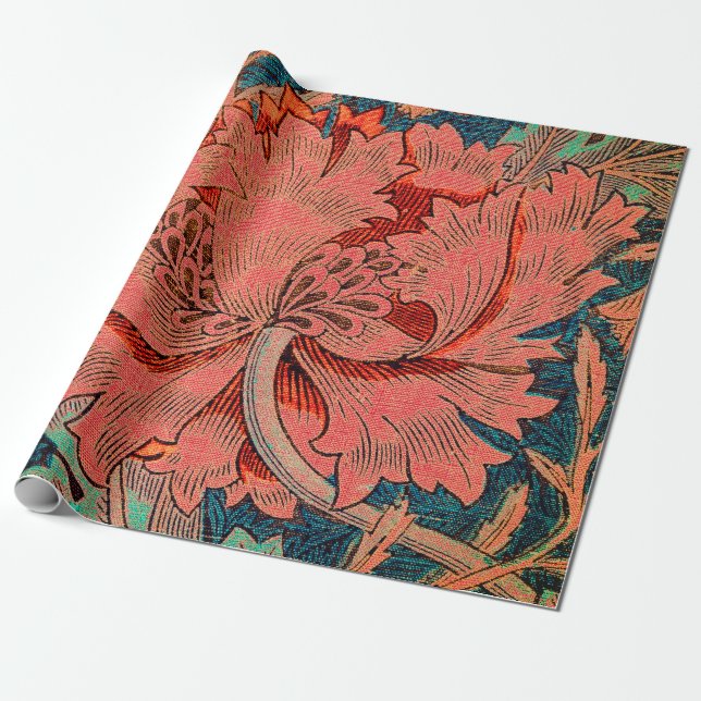 William Morris FLOWERS GIFT WRAPPING Paper (Unrolled)