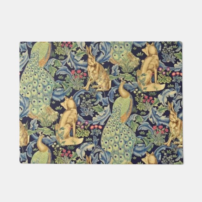 William Morris Forest Doormat (Front)