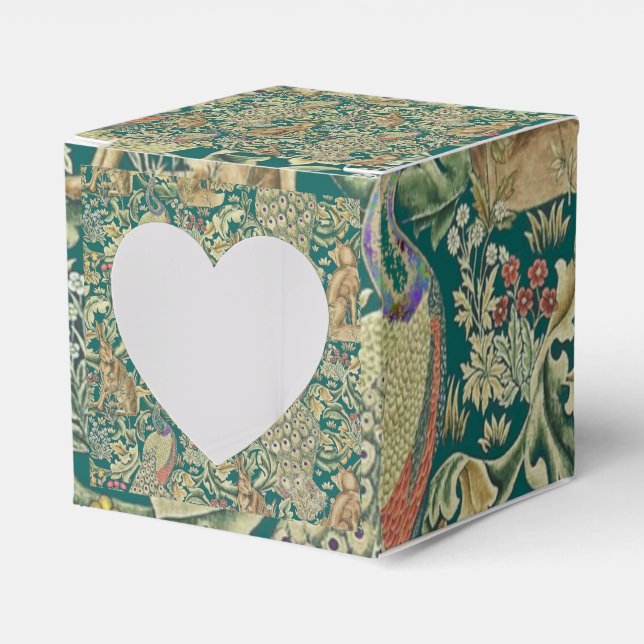 William Morris "Forest" Favour Box (Front Side)