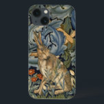 William Morris Forest Rabbit Floral Art Nouveau iPhone 13 Case<br><div class="desc">William Morris Forest Rabbit Floral Art Nouveau 
Beautiful ornate artistic floral vintage fine art pattern tapestry design featuring a hare among leaves,  wildflowers and acanthus foliage.
Movement: Arts and Crafts
See more of our William Morris products at
https://www.zazzle.com/artfoxx</div>