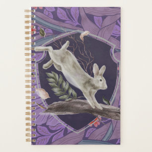 William Morris Forest Rabbit Floral Art Nouveau Planner