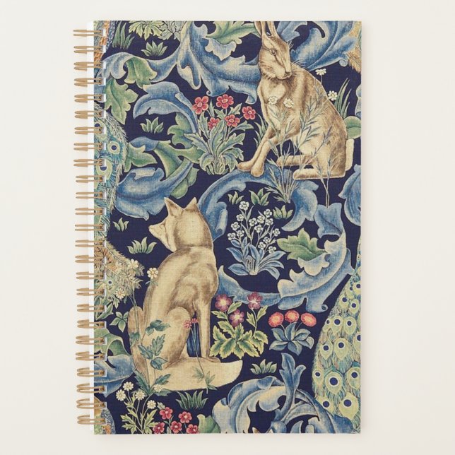 William Morris Forest Rabbit Planner (Front)