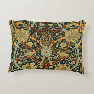William Morris Forest Tapestry Pattern: Vintage Decorative Cushion