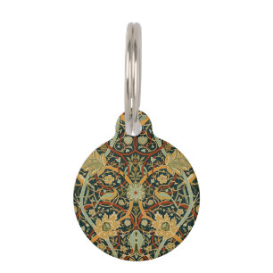 William Morris Forest Tapestry Pattern: Vintage Pet Tag