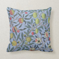 William Morris Fruit Pomegranate Blue Ornament