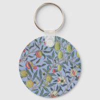 William Morris Fruit Pomegranate Blue Ornament