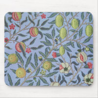 William Morris Fruit Pomegranate Blue Ornament