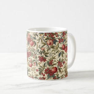 William Morris Fruit Pomegranate floral pattern Coffee Mug
