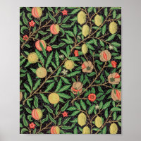 William Morris Fruit Pomegranate Floral Pattern