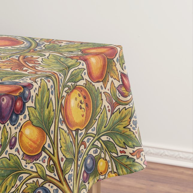 William Morris Fruit Pomegranate Floral pattern Tablecloth (In Situ)