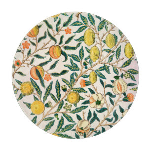 William Morris Fruit Pomegranate Vintage Cutting Board