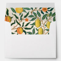William Morris Fruit Pomegranate White Ornament